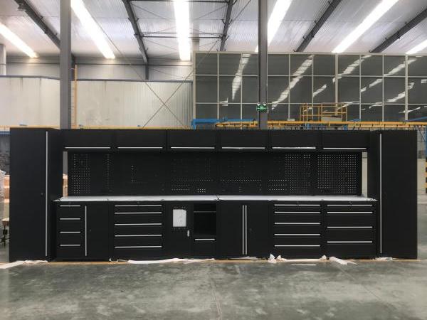 Gabungan Kabinet Garasi Keluli Bengkel