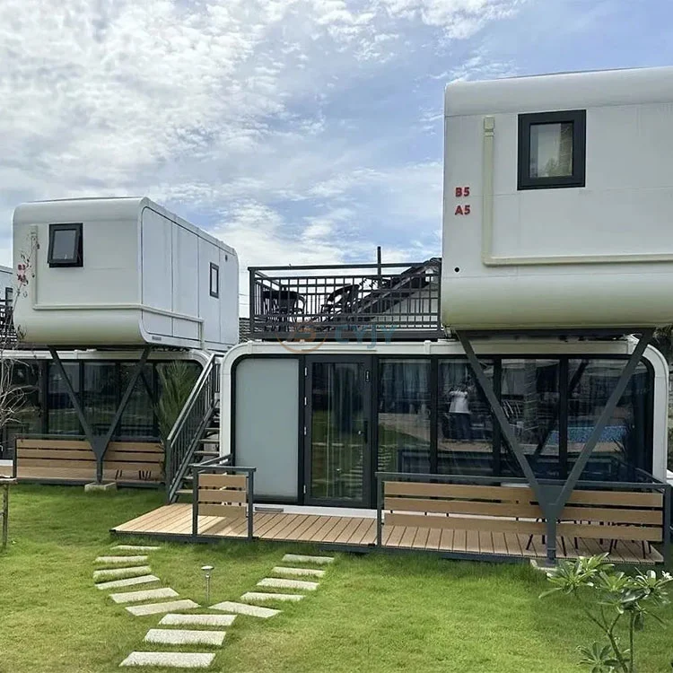 Rumah kapsul pasang siap